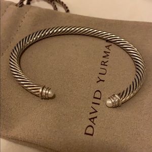 David Yurman Pearl & diamond bracelet